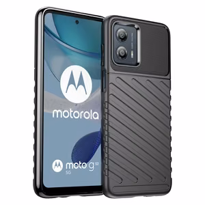 Thunder Case Suojakuori Motorola Moto G53:lle silikoni armor-kuori musta