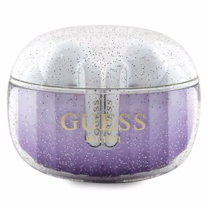 Guess Glitter Gradient TWS Bluetooth Kuulokkeet telakointiasemalla - violetti