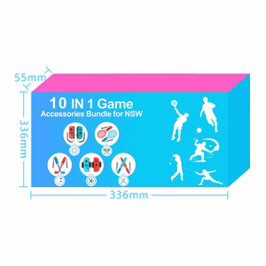 Nintendo Switch Sports 10-in-1 perheen lisävarusepaketti - punainen ja sininen