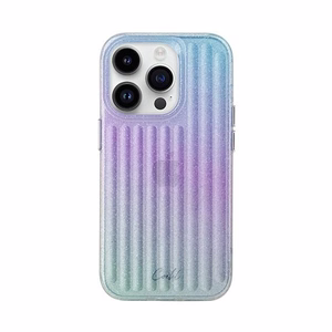Uniq Coehl Linear kotelo iPhone 14 Pro - sininen ja vaaleanpunainen