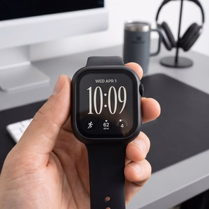 Tech-Protect Defense Black & Clear 2-Pack Case for Apple Watch 42 mm