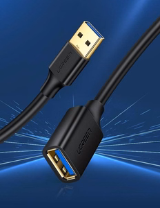 USB kaapeli Ugreen USB 3.0 naaras - USB 3.0 uros 1M