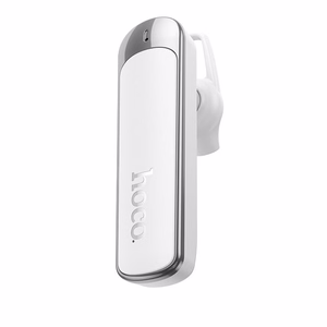 Hoco E201 -langaton monokuulokemikrofoni, ENC, Bluetooth 6.0, 130 mAh, valkoinen