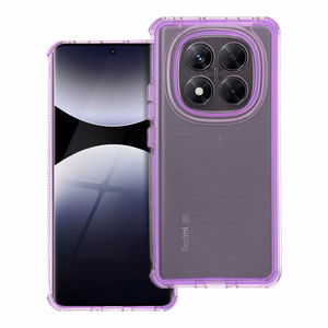 Suojakuori Xiaomi Redmi Note 14 PRO 5G / 14 PRO PLUS 5G:lle Matrix Clear vaaleanvioletti