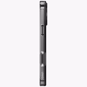 Uniq Clario Magclick lataussuojakuori iPhone 17 Pro Max -puhelimelle - musta