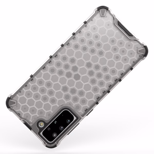 Honeycomb tapauksessa panssaroitu suojus geelirunko Samsung Galaxy S22 + (S22 Plus) sininen