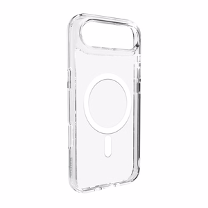 Puro Lite Mag TPU+PC suojakuori MagSafe-yhteensopiva iPhone 17 Air:lle - läpinäkyvä valkoisella renkaalla