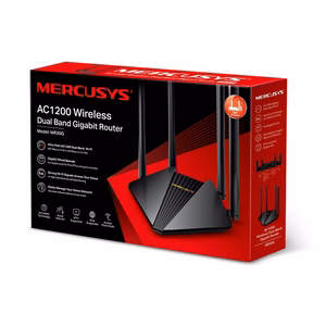 Mercusys MR30G langaton reititin Gigabit Ethernet kaksikaistainen (2.4 GHz / 5 GHz) musta