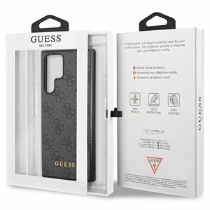 Guess suojakuori Samsung S24 Ultra:lle GUHCS24LG4GFGR Classic logo musta