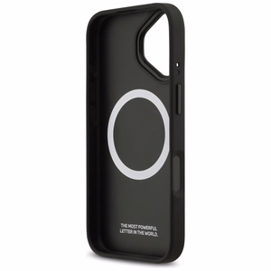 BMW puhelimen kuori iPhone 17, MagSafe-yhteensopiva, BMHMP17S25PCCSCAK (PU-hiilikuitulogo), antrasiitti
