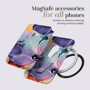 MIO Flowers Magsafe suojakuori korttipidikkeellä