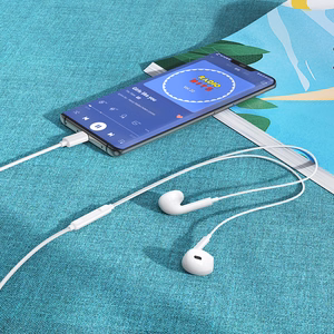 Borofone Earphones BM100 Max Fuente with microphone Type C (DAC) white
