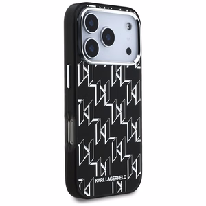 Karl Lagerfeld IML KL Monogram MagSafe -suojakuori iPhone 17 Pro - musta