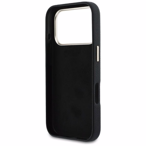 GUESS Suojakuori iPhone 17 Pro Max:lle GUHCP17X5PS4RGGK (PU FW Resin Logo) musta