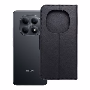 Fancy Book flip case for Xiaomi Redmi Note 15 5G black