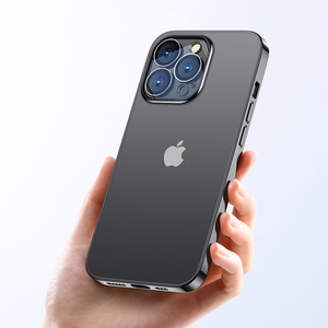 Joyroom 14Q Case tapauksessa iPhone 14 Plus tapauksessa kansi metallinen kehys musta (JR-14Q3-musta)