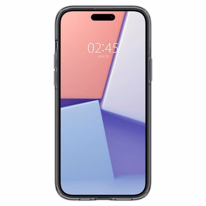 Spigen Crystal Flex Suojakuori iPhone 15 Plus:lle - harmaa/läpinäkyvä