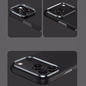 Musta Benks Magnetic Armor Air 600D kevlar- ja metallikehyksinen suojakuori (C.K.FL.AP.BK.A072) malleihin iPhone 18 Pro / iPhone 17 Pro