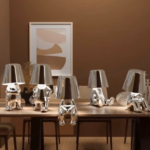 Night lamp Silver Man design B