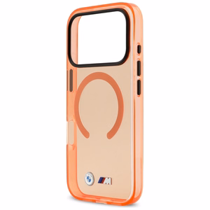 BMW M IML Metal Logos MagSafe Suojakuori iPhone 17 Pro Max - Pro Oranssi