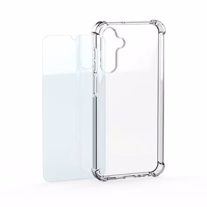 Samsung by Mobeen Clear Cover suojakuori ja karkaistu lasi setti Samsung Galaxy S26+:lle, läpinäkyvä