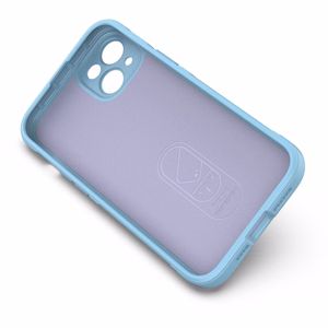 Magic Shield Case tapauksessa iPhone 14 Plus joustava panssaroitu tapauksessa vaaleansininen