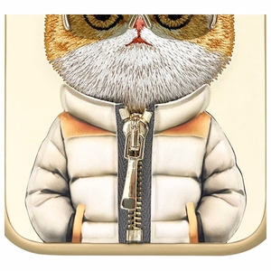 Nimmy Cool&Cute 2.0 Kissa Suojakuori iPhone 15 Pro:lle - vihreä