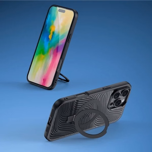 Phone Case Dux Ducis "Aimo Mag Stand" for Apple iPhone 16 Pro Black