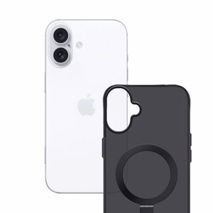 3mk Smoke Case Mag&Stand iPhone 17:lle - Musta