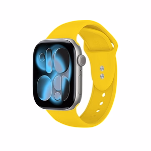Crong Liquid strap for Apple Watch 38 / 40 / 41 / 42 mm, yellow