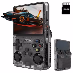 Gaming console Reach R36S 128GB black