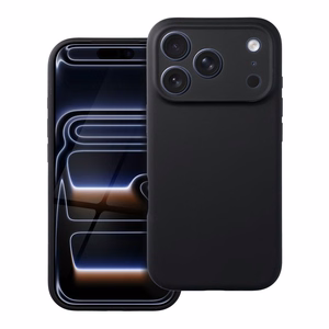 Forcell F-Protect Rubber Premium -suojakuori iPhone 17 -puhelimelle, MagSafe-yhteensopiva, musta