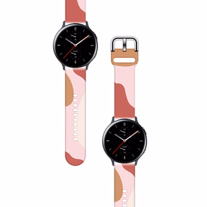 Strap Moro for Samsung Galaxy Watch 45 / 46 / 47 mm silicone bracelet watch band - pattern 12
