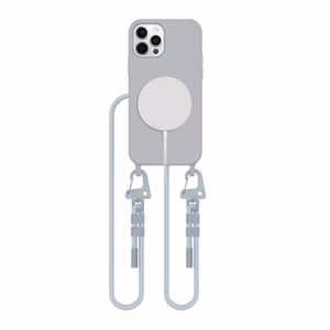 Tech-Protect MagNecklace MagSafe Suojakuori iPhone 12 / 12 Pro:lle - harmaa