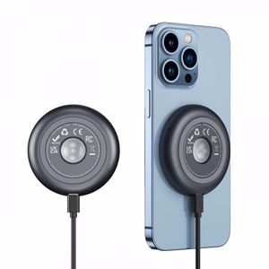 Langaton laturi Dux Ducis W3 harmaa 15W (iPhonelle / Magsafe-yhteensopiva)