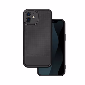Simple Carbon suojakuori iPhone 12 6,1' musta