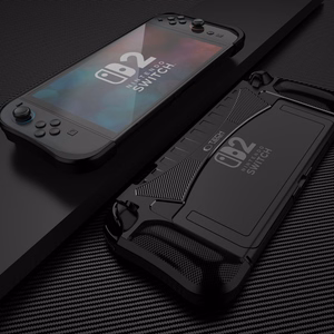 Tech-Protect TPUCarbon Case for Nintendo Switch 2 - Black