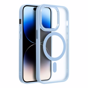 Suojakuori iPhone 16 PRO MAX:lle Full Matte Mag Cover yhteensopiva MagSafe sininen