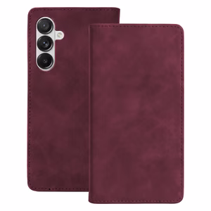 Smart Suede case for Samsung Galaxy A17 4G / A17 5G / A26 5G maroon