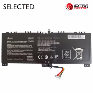 Kannettavan tietokoneen akku ASUS C41N1709, 3620 mAh, Extra Digital Selected