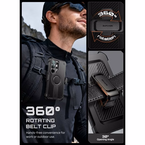 Supcase Unicorn Beetle Pro Mag MagSafe 2-Set Suojakuori Samsung Galaxy S26 Ultralle - Musta