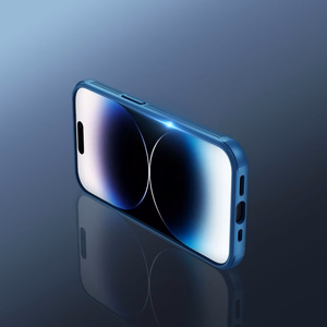 Nillkin CamShield Pro Case iPhone 14 Pro Max panssaroitu kansi kameran suojus sininen