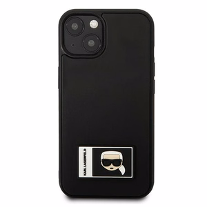 Karl Lagerfeld Ikonik Patch kotelo iPhone 13 - musta