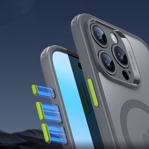 ESR Classic Pro Set Halolock MagSafe suojakuori iPhone 16 Pro Max -puhelimelle - harmaa