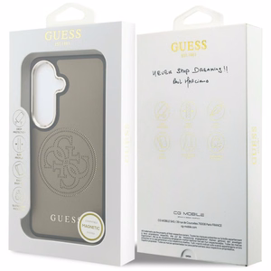 Guess Suojakuori Perforated Logo MagSafe Samsung Galaxy S26:lle ruskea