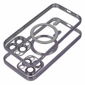 Suojakuori Samsung A37:lle Electro Mag Cover yhteensopiva MagSafe musta