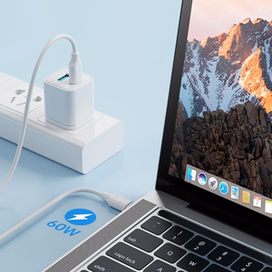Joyroom Long-Lasting Series A9 USB-C / USB-C PD QC kaapeli 60W 3A 1m - musta