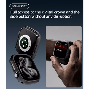 Spigen Thin Fit -suojakuori laitteelle Apple Watch 46 mm – musta