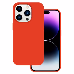 Tel Protect Silicone Premium Suojakuori iPhone 14 Pro Max:lle punainen