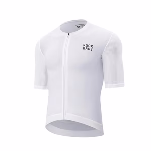 Rockbros 15200025 Short Sleeve Cycling Jersey Size XXL - White